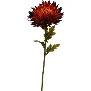 Umělá květina Chryzantéma 62 x 18 cm, oranžová