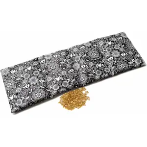 Bederní nahřívací polštářek s pšenicí, černobílá