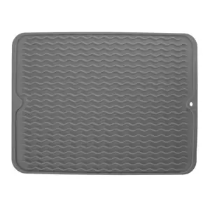 Orion Odkapávač na nádobí 40 x 30,5 x 0,5 cm guma, šedá