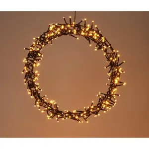 Vánoční svítící LED dekorace Shining Ring, pr. 38 cm, 300 LED