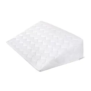 Bellatex Klínový podhlavník s proševem bílá, 80 x 50 x 20 cm