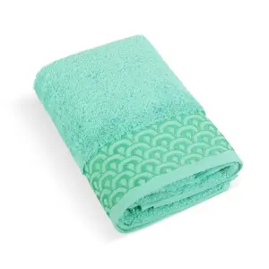 Bellatex Froté osuška Krajka tyrkysová, 70 x 140 cm