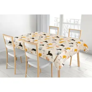 Bellatex Ubrus Adéla Kočička žlutá, 120 x 140 cm, 120 x 140 cm