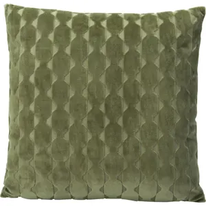Polštářek Velvet zelená, 45 x 45 cm