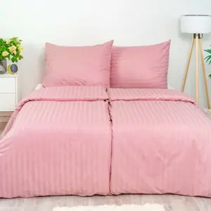 Stanex Povlečení atlas grádl starorůžová, 140 x 200 cm, 70 x 90 cm