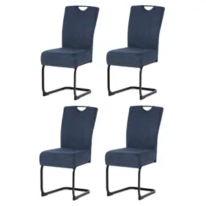 Sada jídelních židlí DCL-E2008 BLUE2, 4 ks