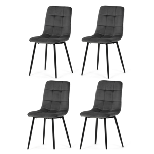Sada jídelních židlí CT-281 GREY4, 4 ks