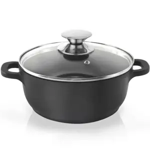 Orion Hrnec se skleněnou poklicí Grande, pr. 20 cm, 2,3 l