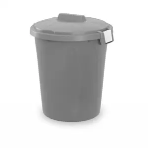 Odpadkový koš Dustbin, 50 l, šedá, 50 l