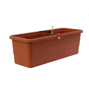 Gardenico Samozavlažovací truhlík Smart Systém Gardenie terakota, 60 cm, 60 cm