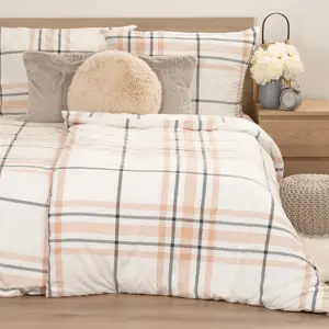 4Home Flanelové povlečení Elegant Plaid, 140 x 220 cm, 70 x 90 cm