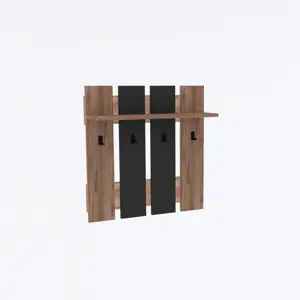 Nástěnný věšák Mita Walnut