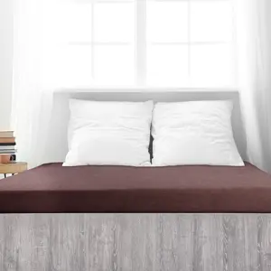 4Home froté prostěradlo Ideál tmavě hnědá, 160 x 200 cm