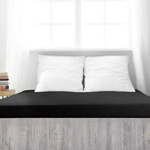 4Home froté prostěradlo Ideál černá, 90 x 200 cm