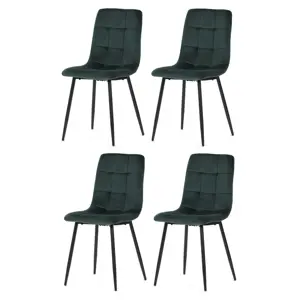 Sada jídelních židlí CT-281 GRN4, 4 ks