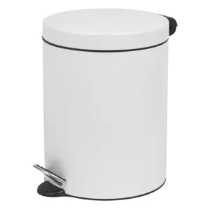 Alda Pedálový odpadkový koš Soft Close Freedom Fresh 5 l, bílá, 5 l