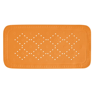 Spirella Protiskluzová podložka do vany ALASKA, oranžová, 71 x 36 cm