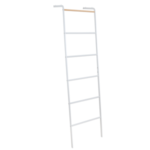 Žebříkový věšák BUNY, kov, bílá