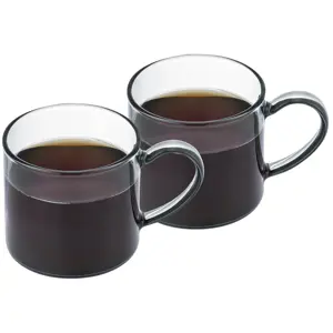 4Home Sada skleněných hrnků Haze 250 ml, 2 ks