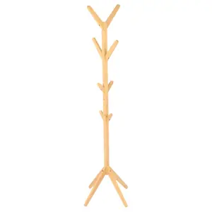 Stojanový věšák B017 NAT, bambus