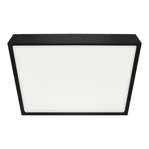Emithor Stropní LED svítidlo LENYS III. 27026, 27 x 27 cm, 24 W, IP20/IP44, černá, 27 x 27 cm