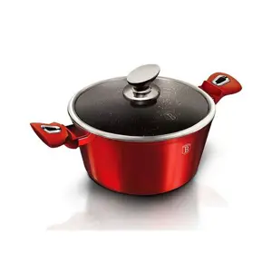 Berlinger Haus Kastrol Burgundy Metallic Line, 28 cm