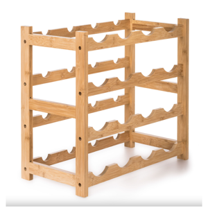 G21 Bambusový regál na víno, 16 lahví