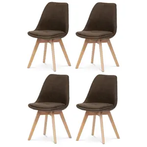 Sada jídelních židlí CT-751 BR2, 4 ks