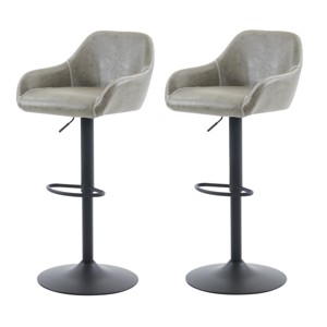 Sada barových židlí B-716 GREY3, 2 ks