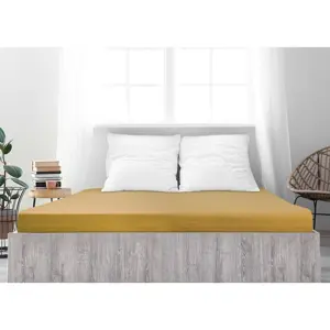 4Home jersey prostěradlo Ideál hořčicová, 90 x 200 cm