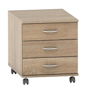 Komoda na kolečkách TEMPO ASISTENT 016, dub sonoma
