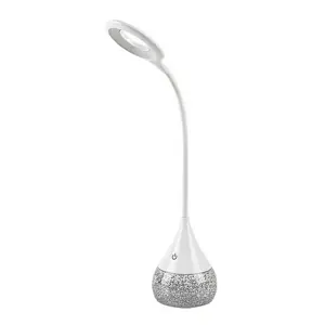Rabalux 74248 funkční a dekorativní stolní LED lampa s glitry Vivter, 4W, 2200lm, IP20