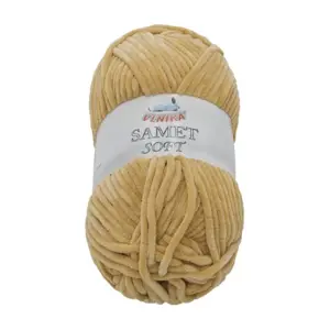 Bellatex Příze SAMET béžová, 100 g / 100 m