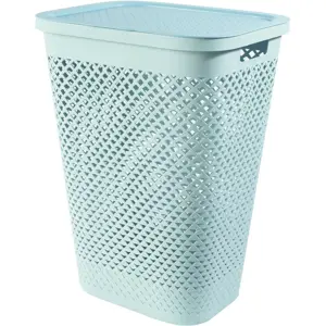 Curver Koš na špinavé prádlo Pure 55 l, modrá