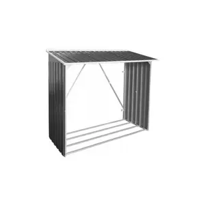 Duramax Plechový přístřešek na dřevo,  antracit