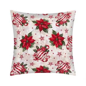 Bellatex Polštářek Vánoce Vánoce hvězda, 45 x 45 cm