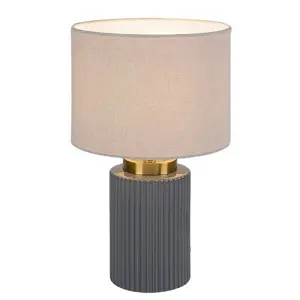 Rabalux 74045 stolní lampa Glovy, šedá
