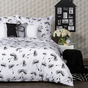 4Home Bavlněné povlečení Dandelion, 140 x 220 cm, 70 x 90 cm