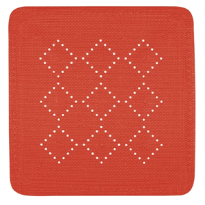 Spirella Protiskluzová podložka do sprchy ALASKA, červená, 55 x 55 cm