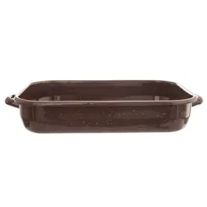 Orion Smaltovaný pekáč Brown, 27,5 x 18 cm , S