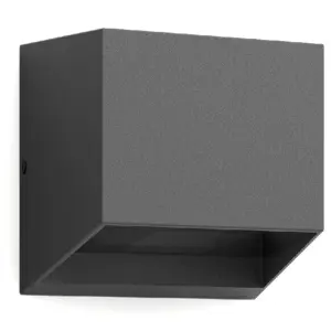 Philips Alix UltraEfficient venkovní nástěnné LED svítidlo antracit, 4,3 W, 800 lm, 2700 K