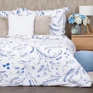 4Home Krepové povlečení Wildflowers, 140 x 220 cm, 70 x 90 cm