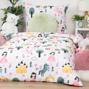 4Home Dětské bavlněné povlečení Fairytale Dream, 140 x 200 cm, 70 x 90 cm