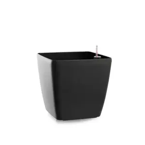 Flower Lover Samozavlažovací květináč Quadrato matt antracit, 22 cm, 22 cm