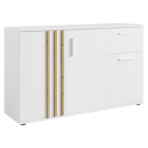 Komoda TOLIS 3D1S, bílá