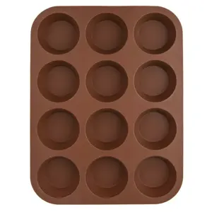 Orion Forma silikon MUFFINY 12 HNĚDÁ
