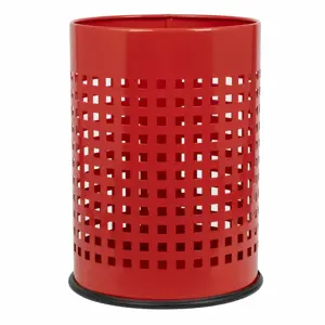 Alda Odpadkový koš Officer děrovaný 18 l, červená, 18 l