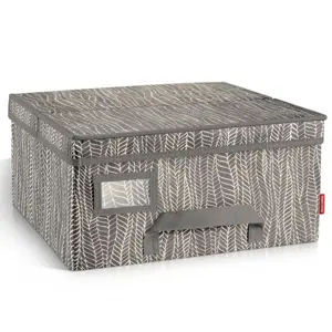 Krabice na oděvy FANCY HOME 40 x 35 x 20 cm, cappuccino