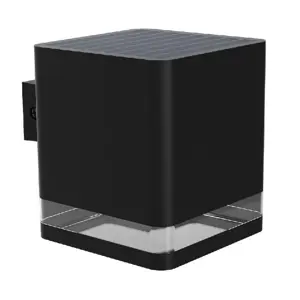 Philips Virona venkovní solární nástěnné LED svítidlo černá, 1,8 W, 200 lm, 2700 K