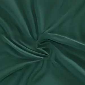 Kvalitex Saténové prostěradlo s gumou tmavě zelená, 90 x 200 cm